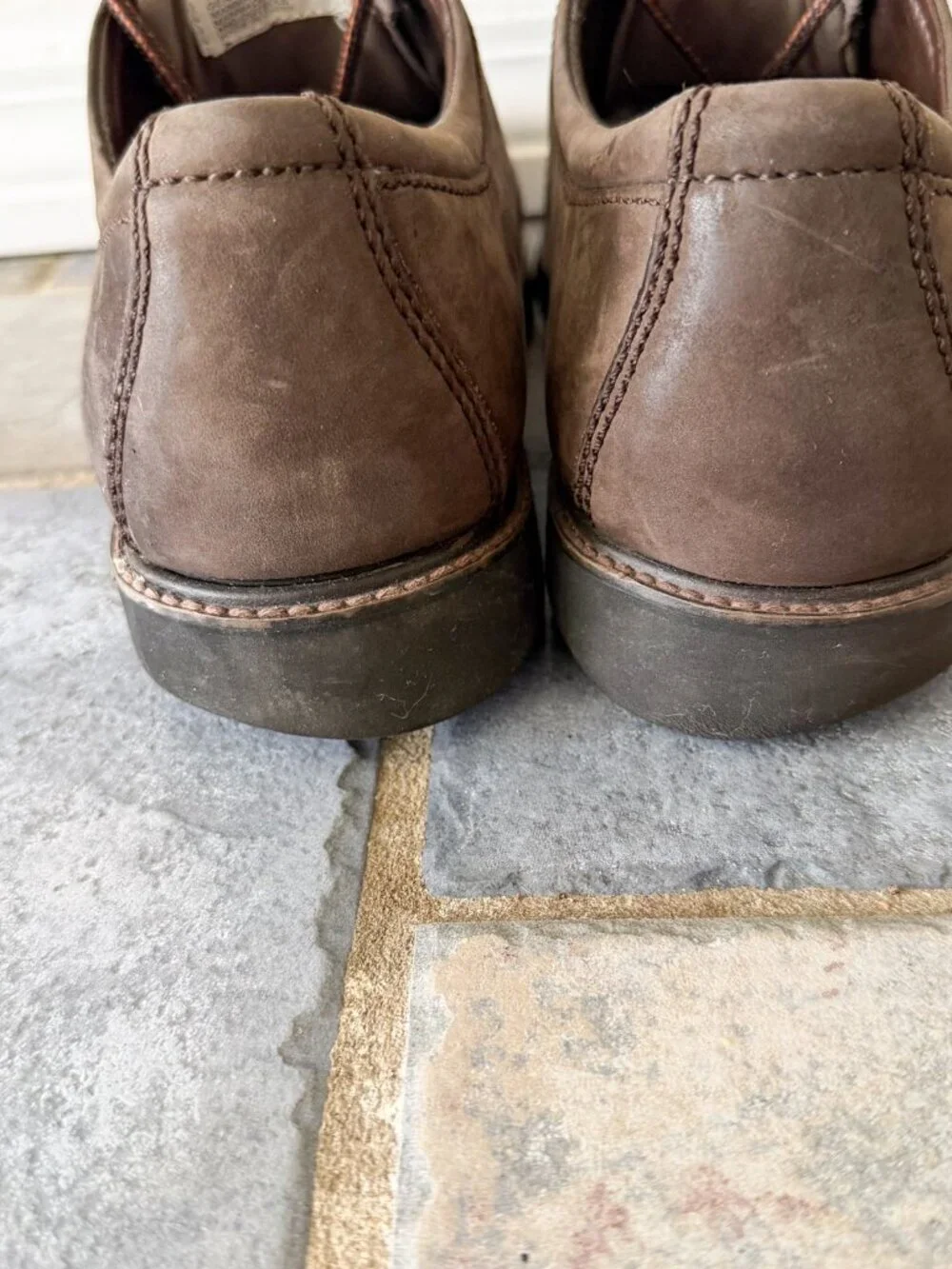 Timberland Men’s Size 10 Brown Leather Oxford Casual Shoes Lace Up